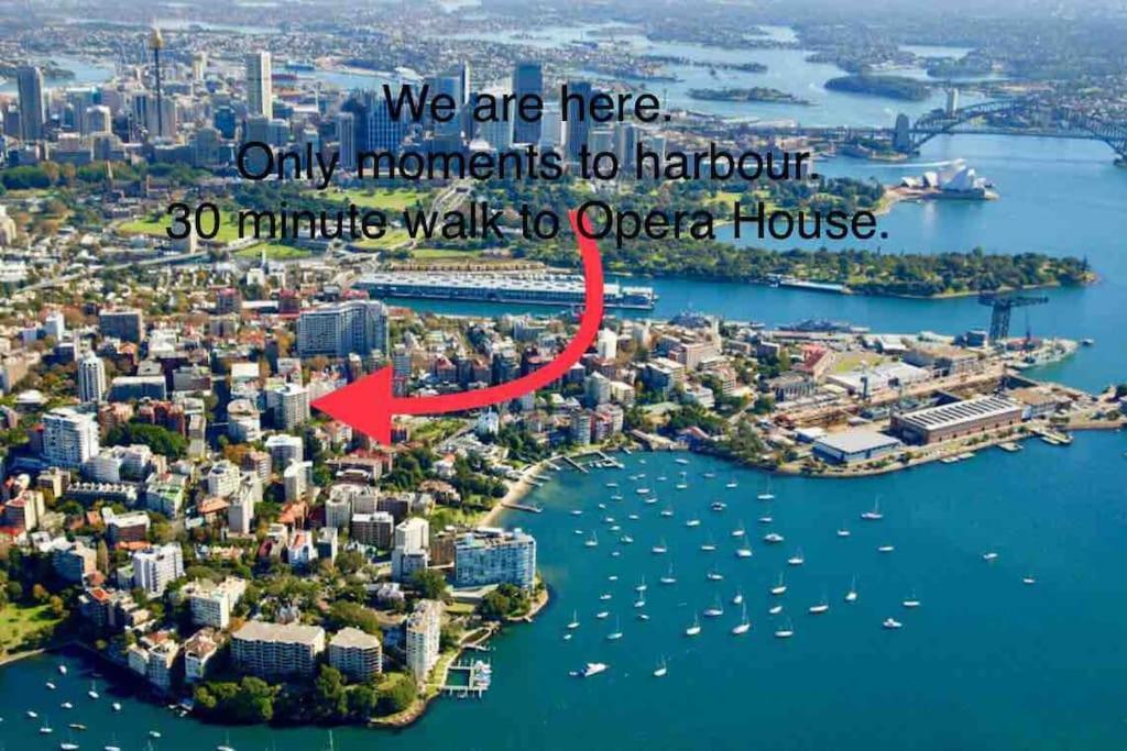 Harbourside Style, 2 Bed, A/C, Pool -Elizabeth Bay Apartment Sydney Luaran gambar